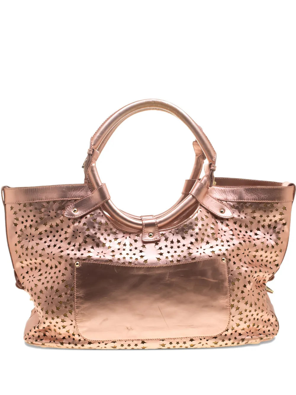 Jimmy Choo Pre-Owned 2024 Star Laser Cut shoulder bag - ピンク Jimmy Choo Pre-Owned 2024 Star Laser Cut shoulder bag - ピンク