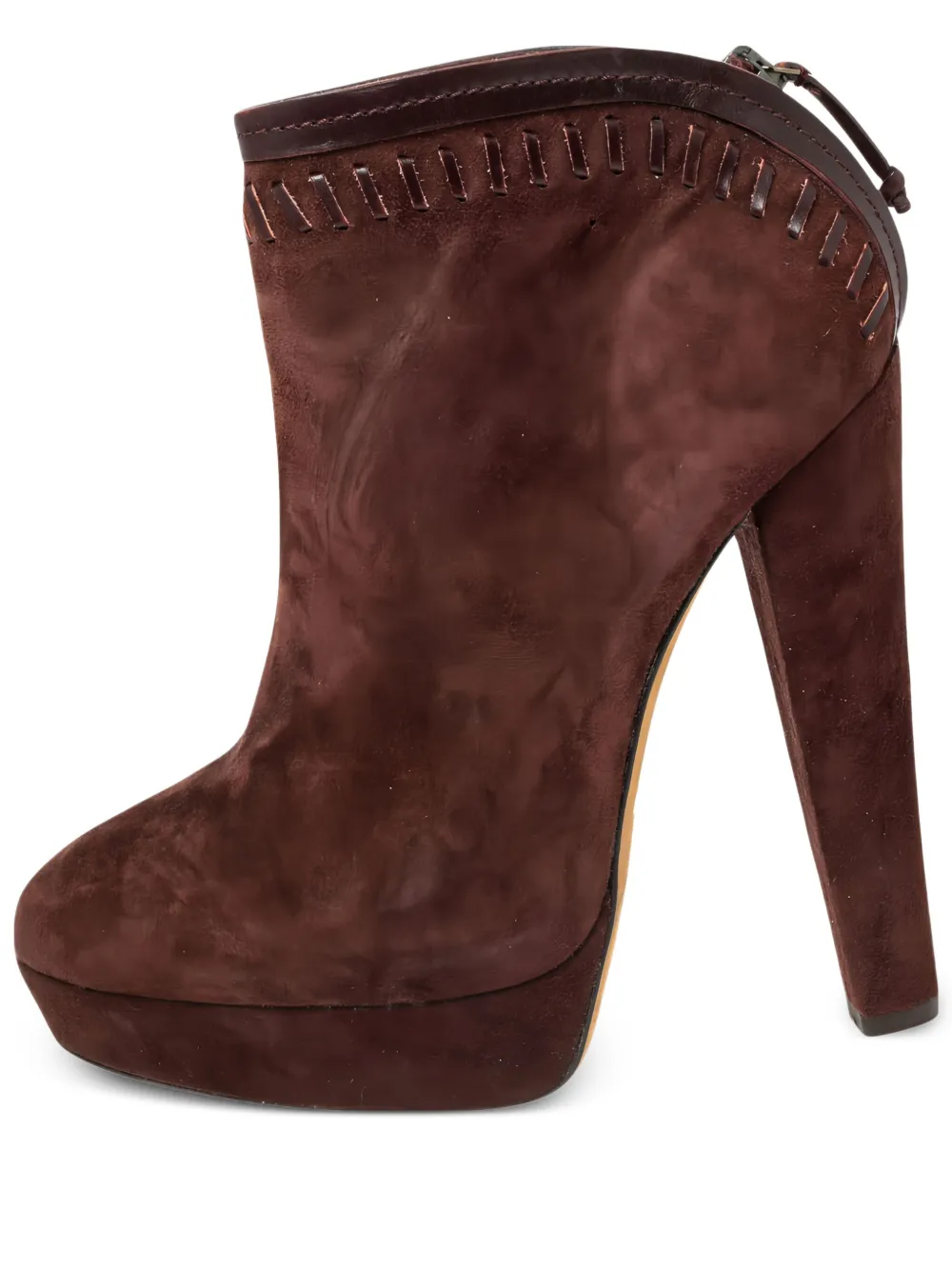 Jimmy Choo Pre-Owned 150mm suede ankle boots | Red | Image 1