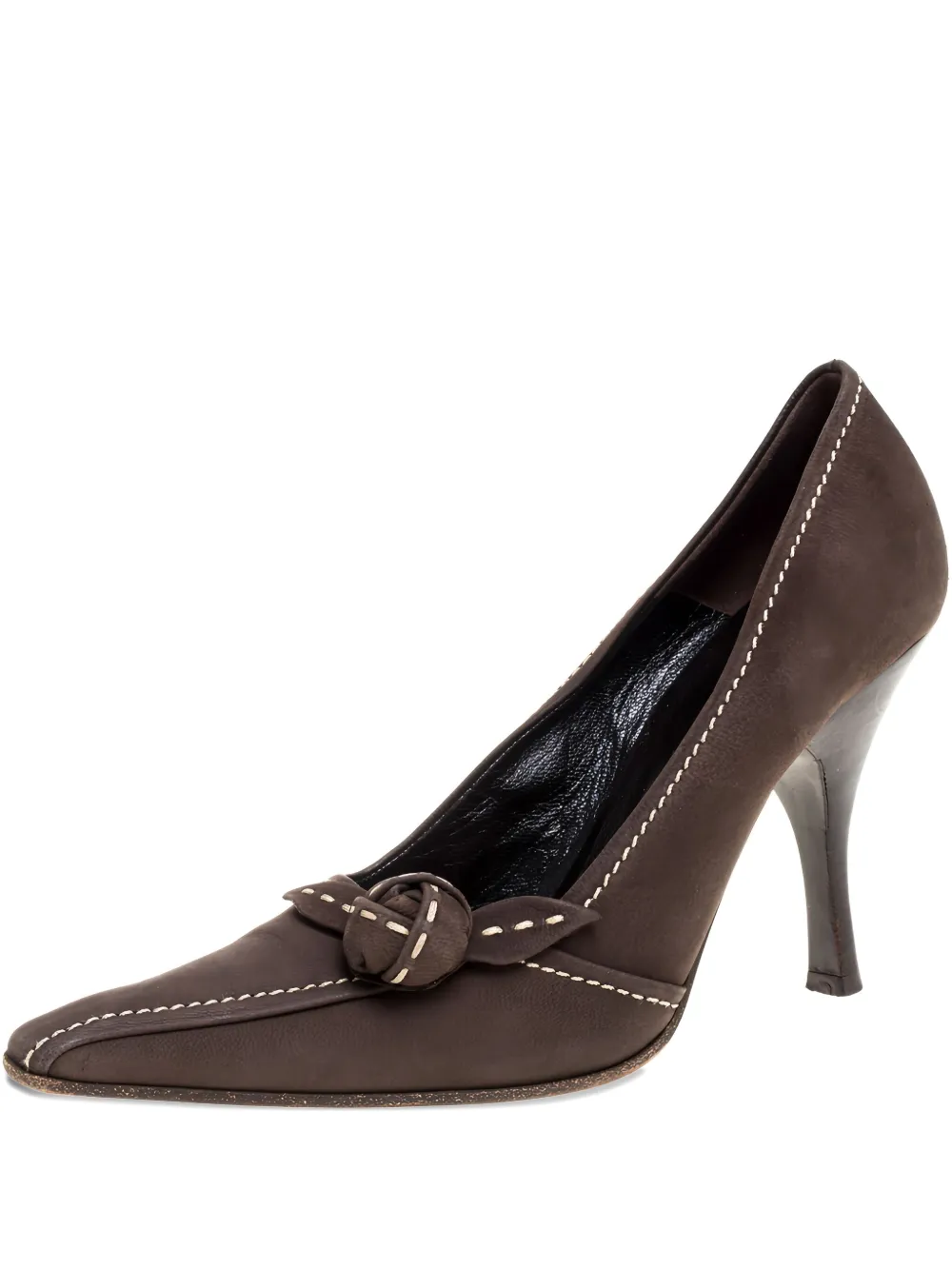 95mm stitched bow pumps