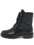 Louis Vuitton Pre-Owned leather lace-up boots - Black