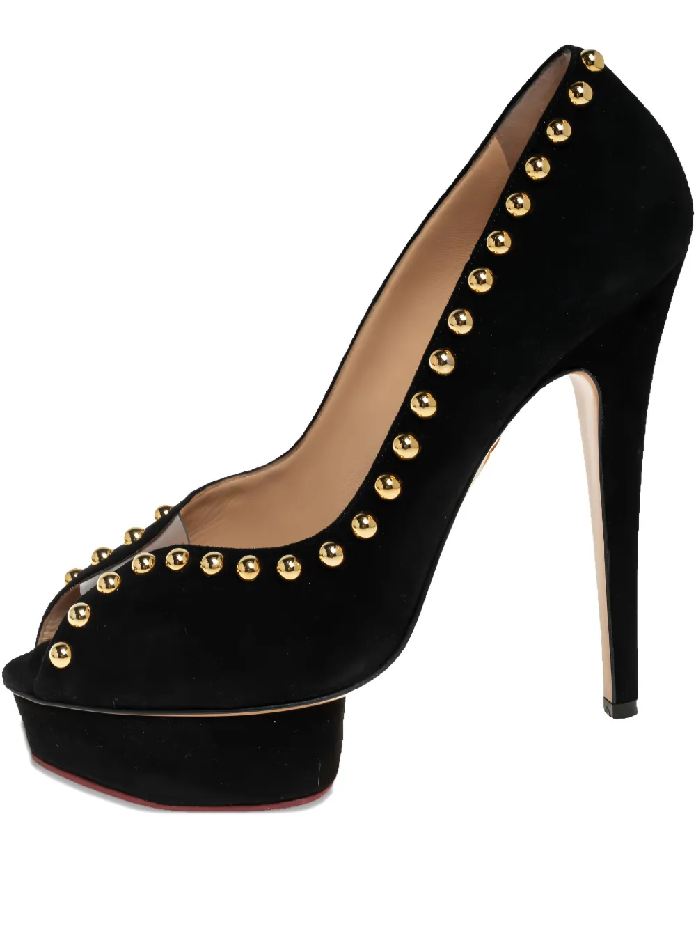 140mm Dolly studded platform pumps