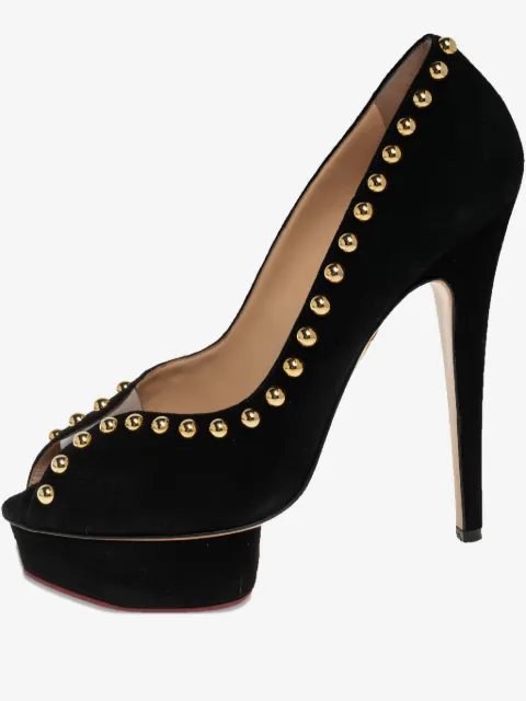 Charlotte Olympia 140mm Dolly studded platform pumps