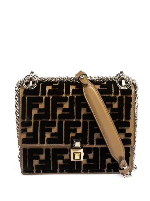 Fendi Pre-Owned Kan Fendi leather shoulder bag