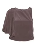 alice + olivia draped asymmetrical blouse - Brown