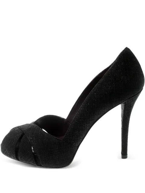 Stuart Weitzman 115mm peep-toe platform pumps