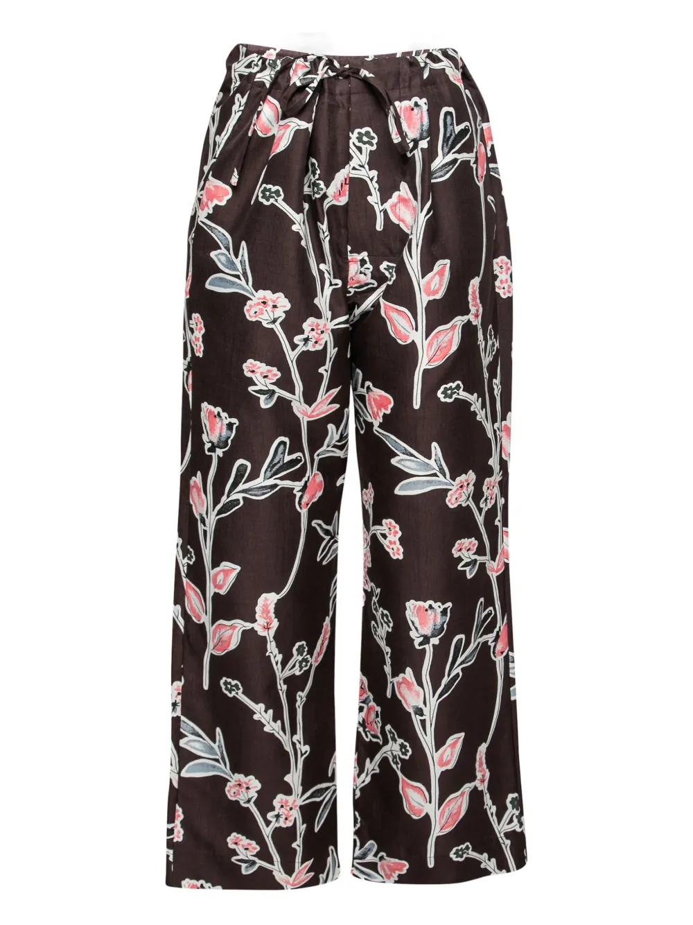Marni Pre-Owned Pantaloni a fiori - Rosso