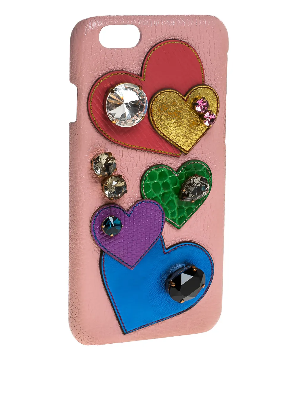 Dolce & Gabbana Pre-Owned heart leather appliqué phone case | Image 2