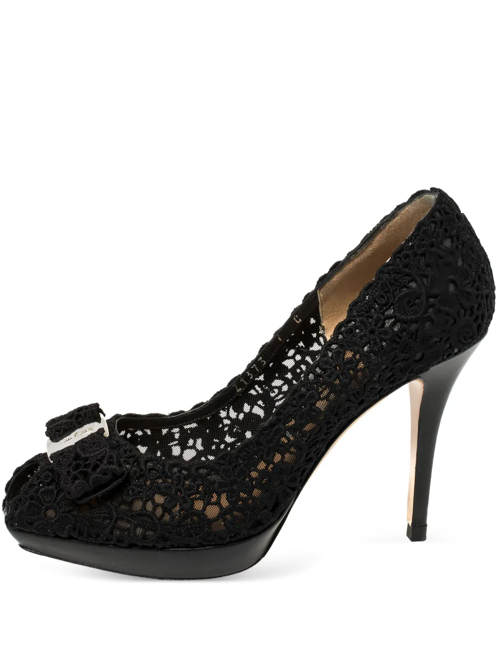 Ferragamo Pre-Owned Mesh-Pumps 90mm | Schwarz | Image 1