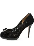 Ferragamo Pre-Owned 90mm mesh pumps - Black