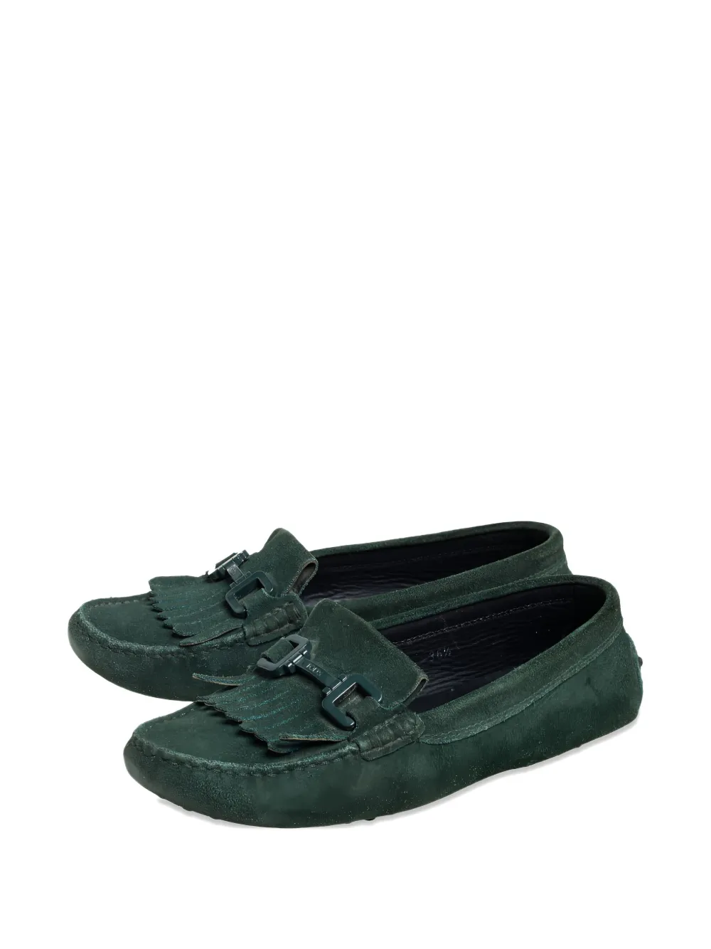 Pre-owned Tod's Gommino Fringed Loafers