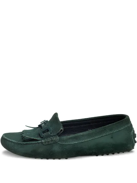 Tod's pre-owned Gommino fringed loafers
