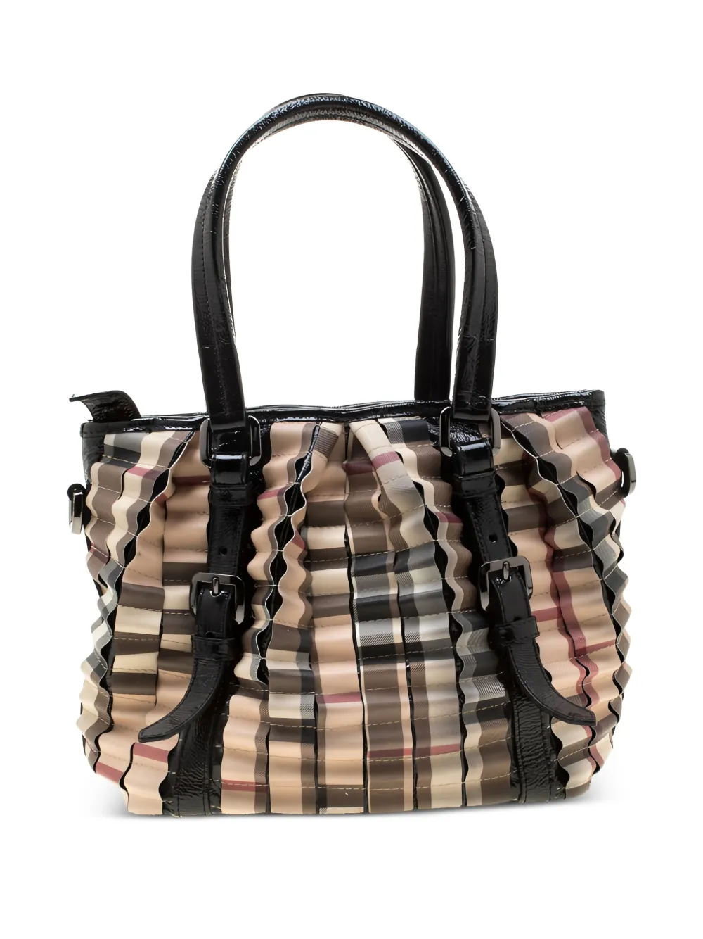 Burberry Pre-Owned Nova Check Cartridge Pleat tote bag | Image 2