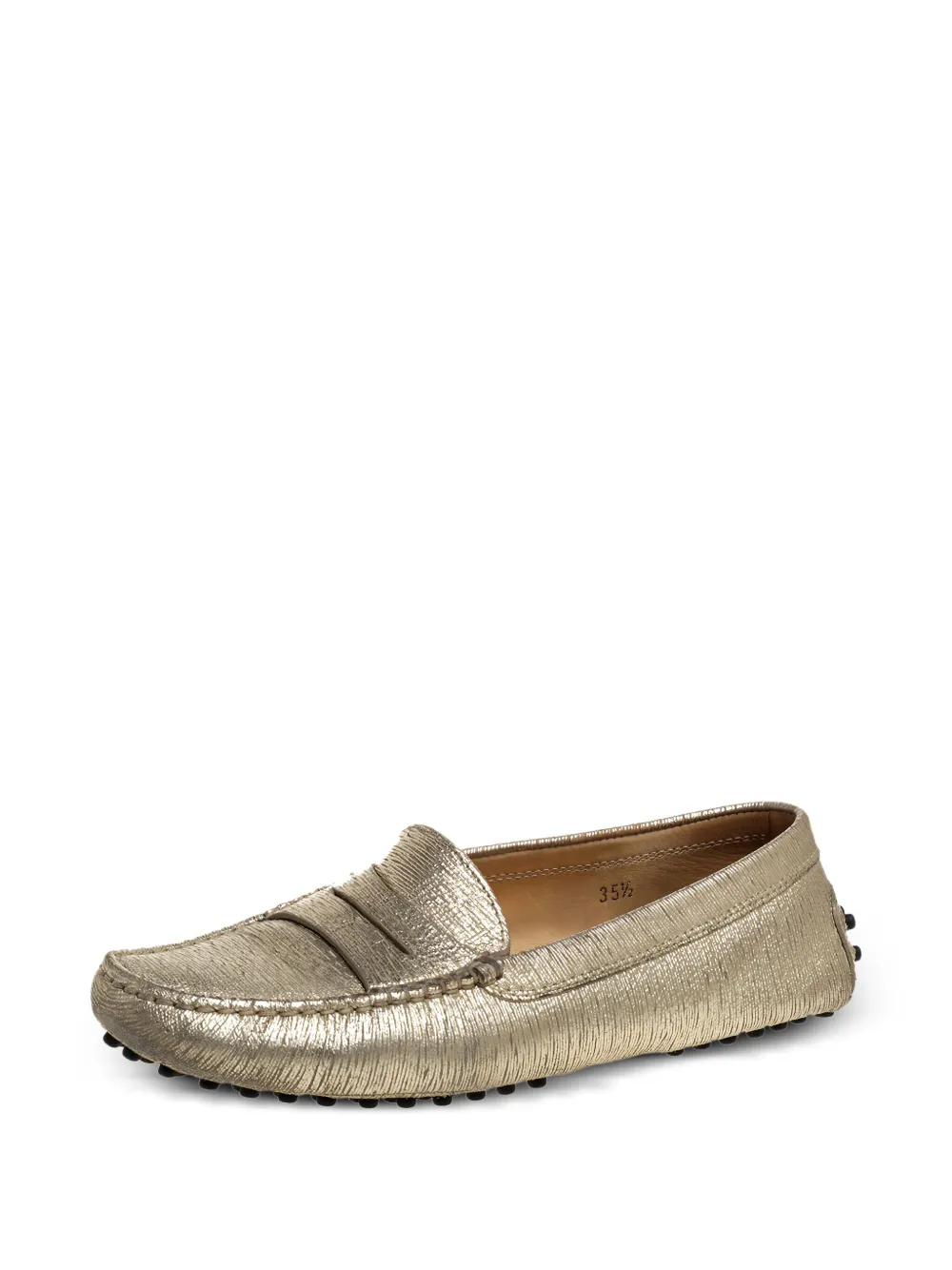Tod's Pre-owned leren penny loafers - Goud