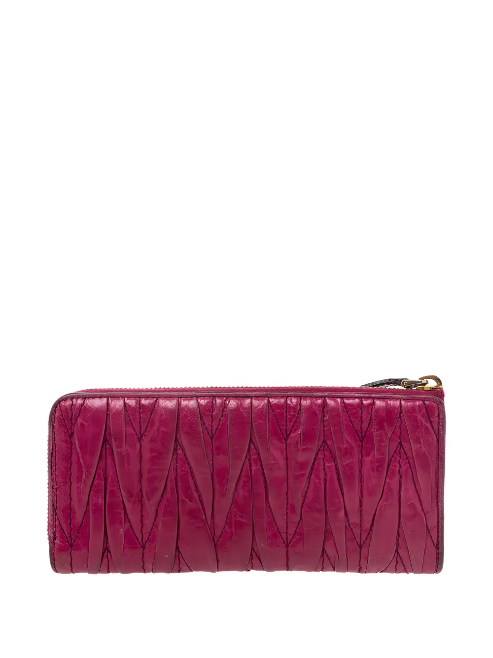 Miu Miu Pre-Owned Matelassé leather wallet | Image 2
