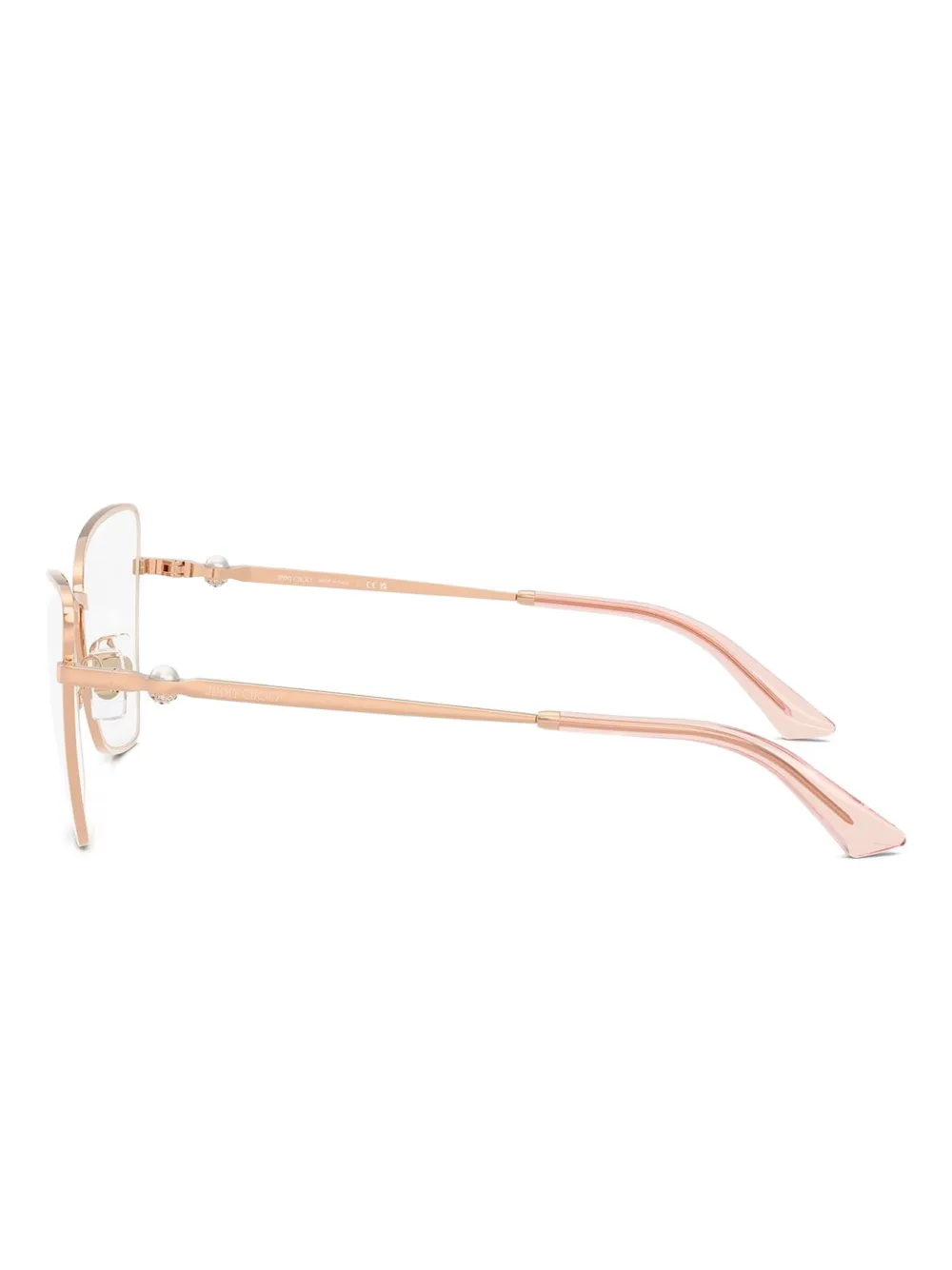 Jimmy Choo Eyewear Bril met cat-eye montuur Roze