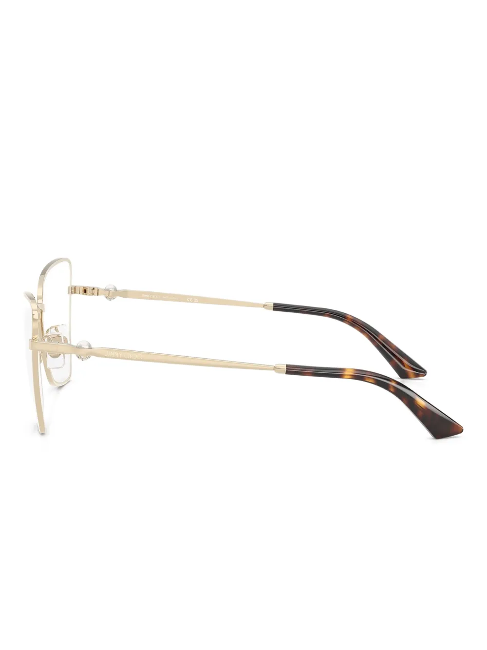 Jimmy Choo Eyewear Bril met cat-eye montuur Goud