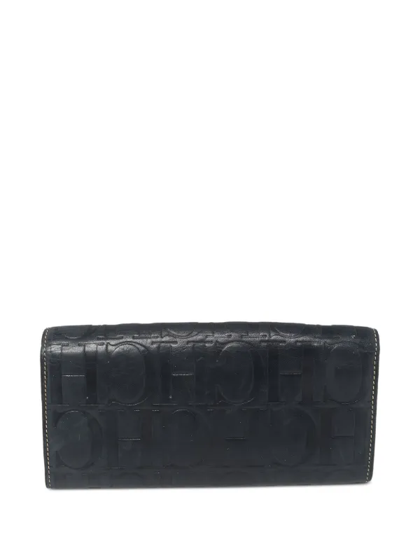 Carolina Herrera Vintage レザー 財布 | ブルー | FARFETCH JP