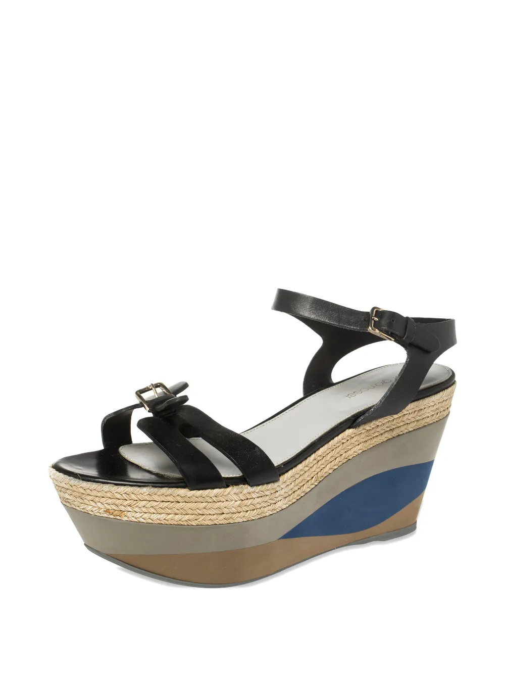 Sergio Rossi 105mm leather heeled sandals | Image 2