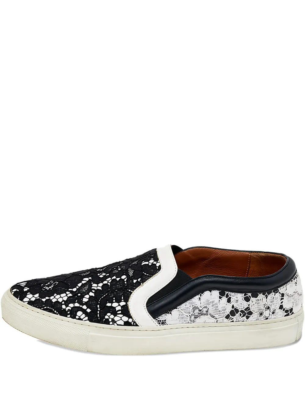 Givenchy Pre-Owned lace-detailing sneakers | Black | Image 1