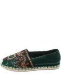 Valentino Garavani Pre-Owned leather lace espadrilles - Green