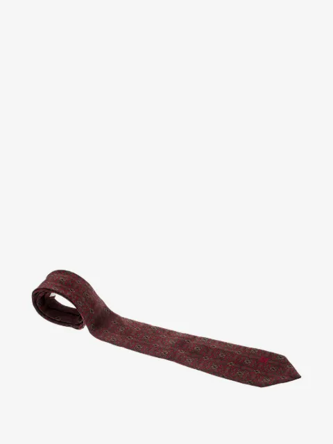 Celine Pre-Owned paisley-print silk tie