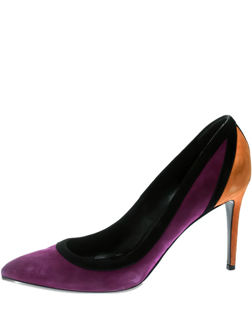 Pre-owned Gucci 100mm Suede Heeled Pumps