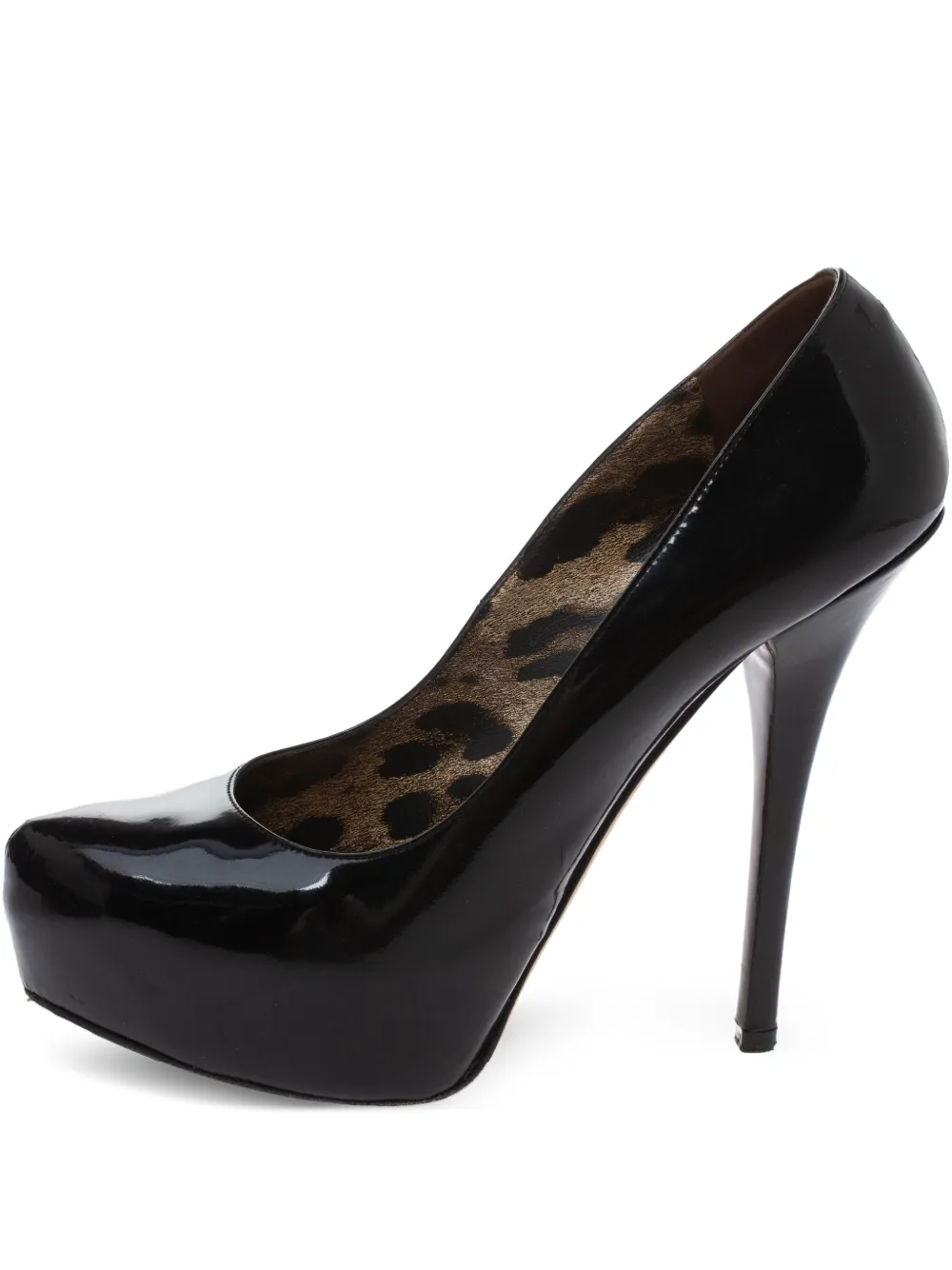 Dolce & Gabbana Pre-Owned 110mm leather platform pumps | Black | Image 1