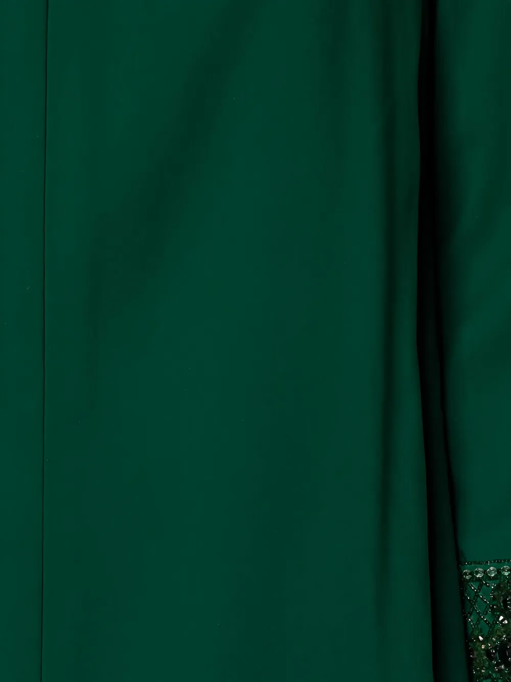 Valentino Garavani Pre-Owned Verfraaide jurk met cape - Groen