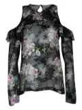 Preen By Thornton Bregazzi pre-owned Alva top - Black