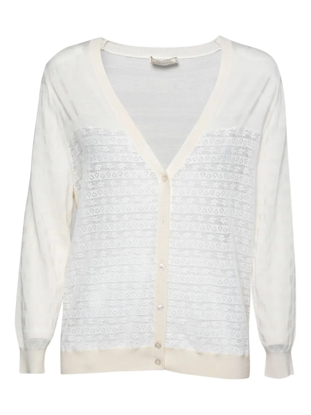 Pre-owned Nina Ricci Lace Cardigan
