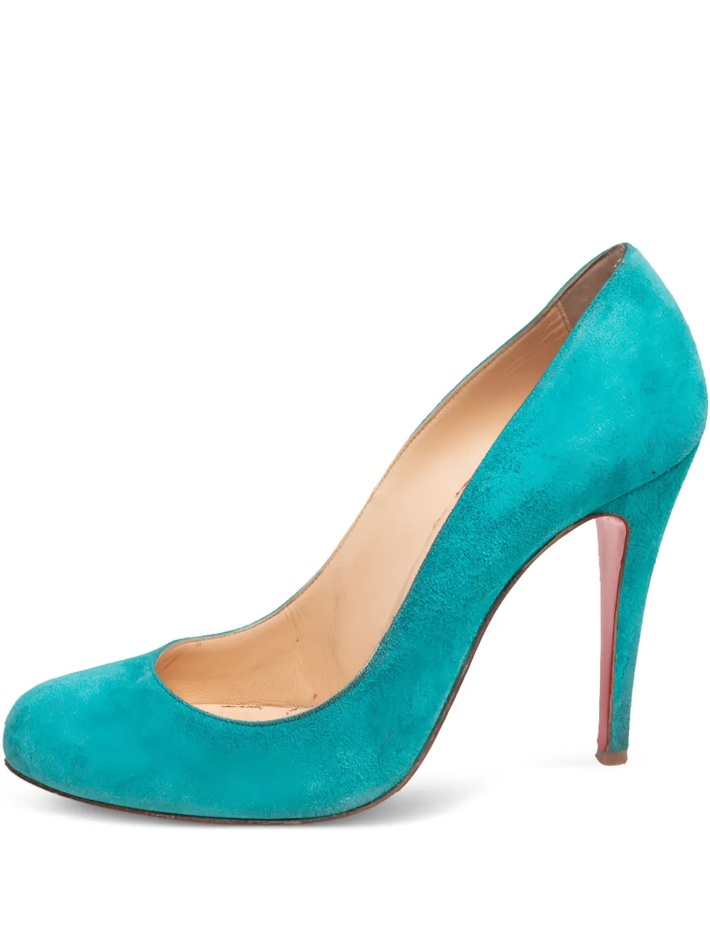 Christian Louboutin Pre-Owned 100mm suede pumps Blue