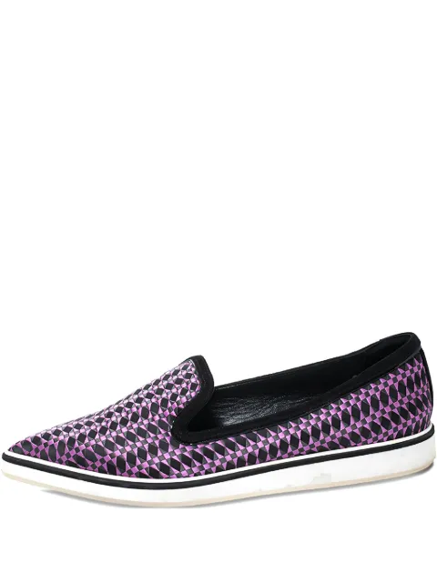 Nicholas Kirkwood pre-owned Alona woven loafers
