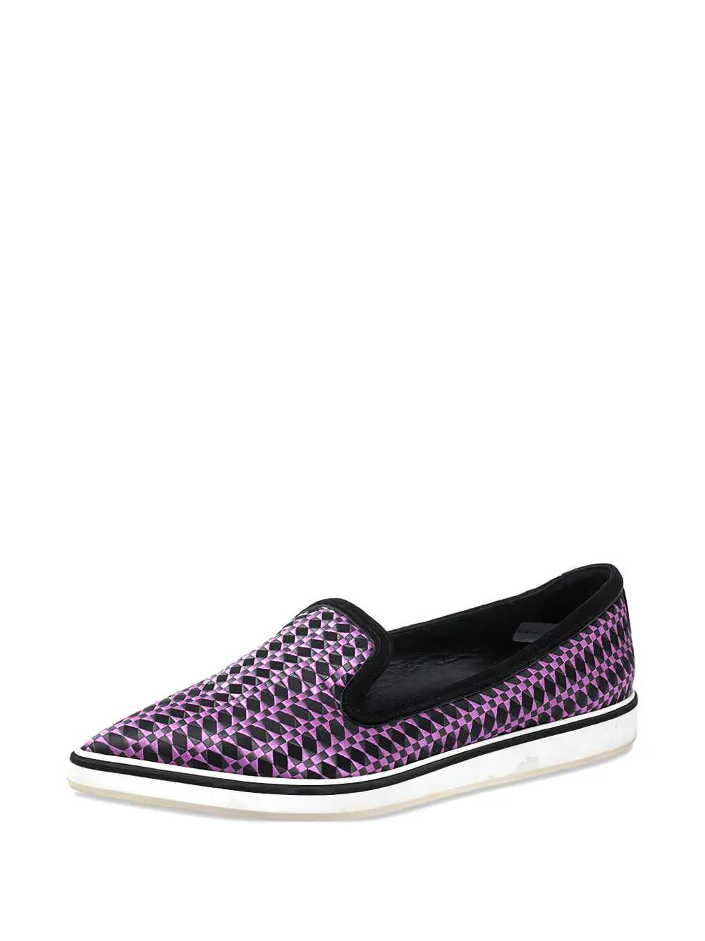 Nicholas Kirkwood Pre-owned Alona geweven loafers - Zwart