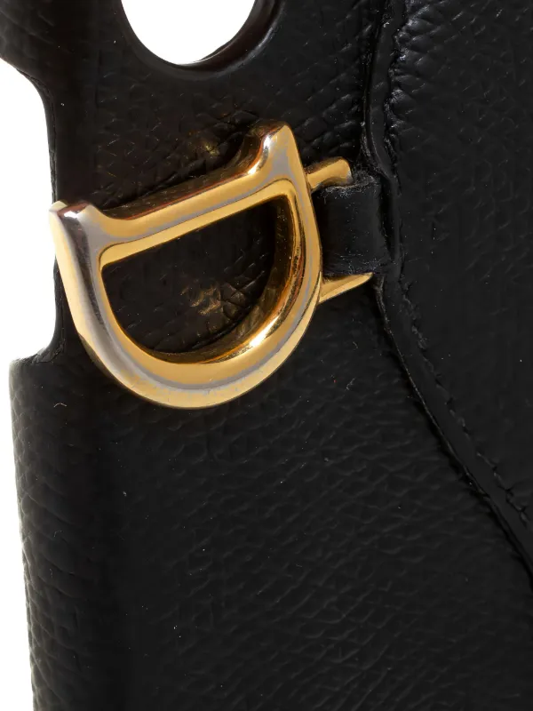 Christian Dior Pre-Owned ロゴチャーム iPhone X ケース | ブラック