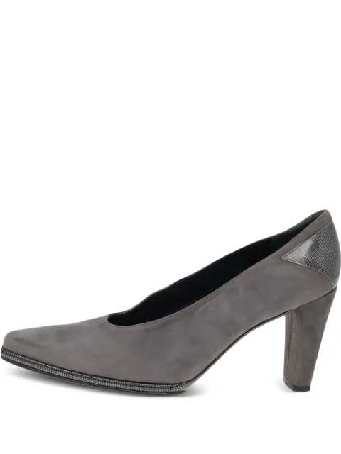Stuart Weitzman pre-owned 85mm suede pointed-toe pumps