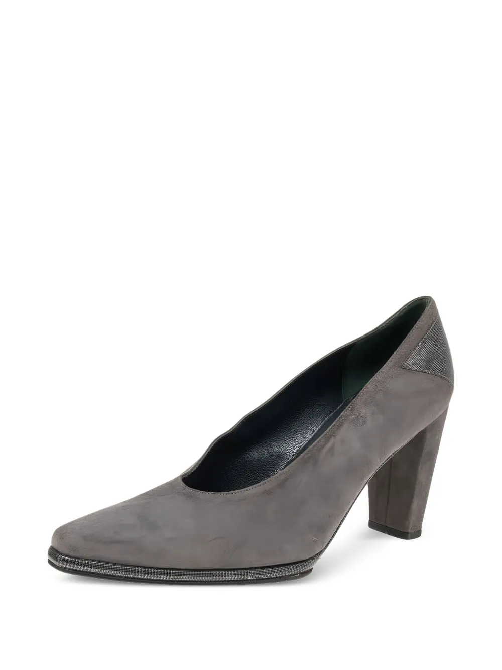 Stuart Weitzman pre-owned 85mm suede pointed-toe pumps | Image 2