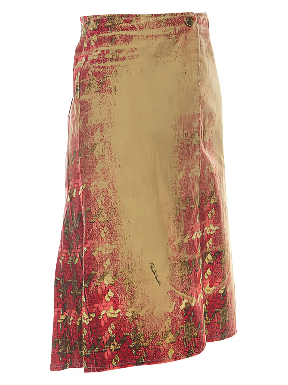 Roberto Cavalli Vintage pre-owned houndstooth-print skirt | Image 2