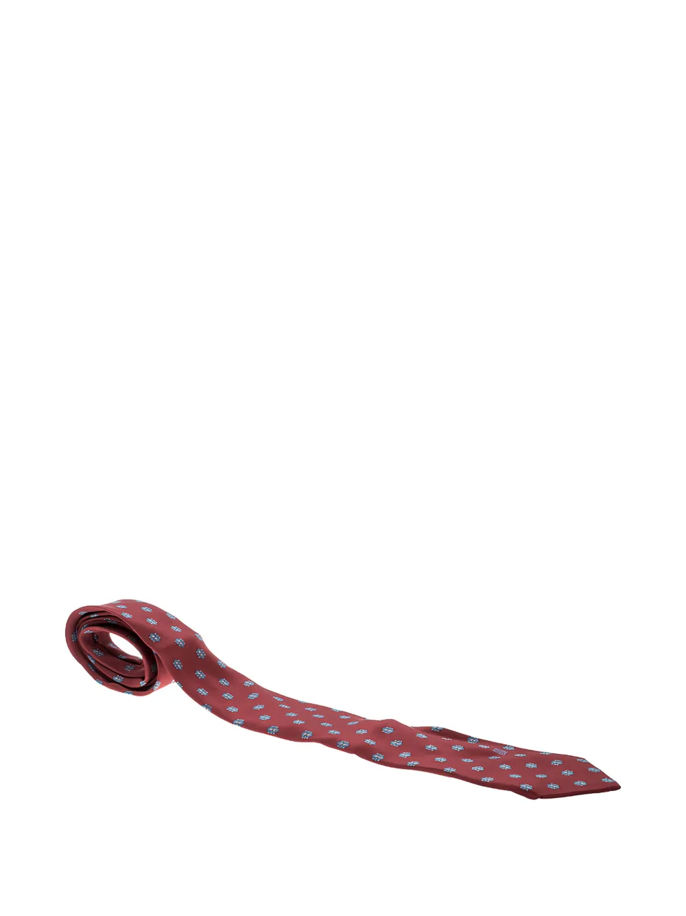 Lanvin Pre-Owned Stropdas met patroon Rood