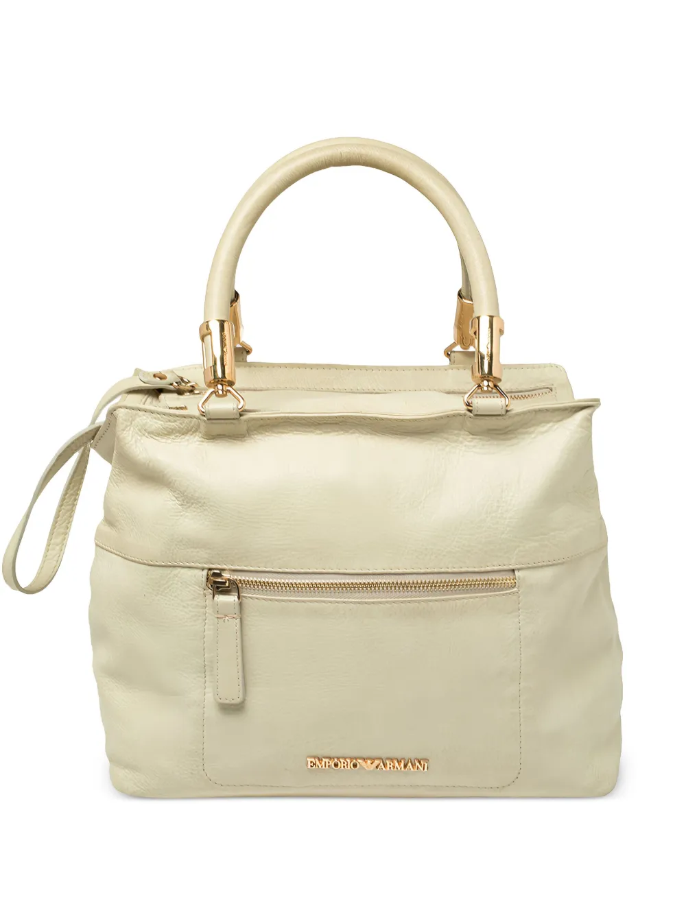 Emporio Armani Pre-Owned 2023 leather tote bag | Neutrals | Image 1
