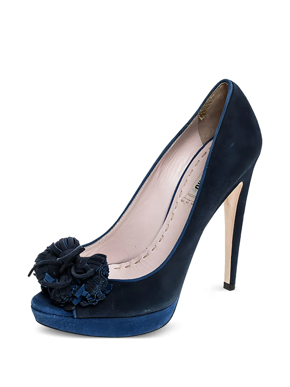 Miu Miu Pre-Owned 2023 135mm tassel platform pumps | Image 2