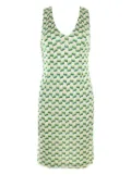 Missoni Pre-Owned 2024 patterned-jacquard dress - Green