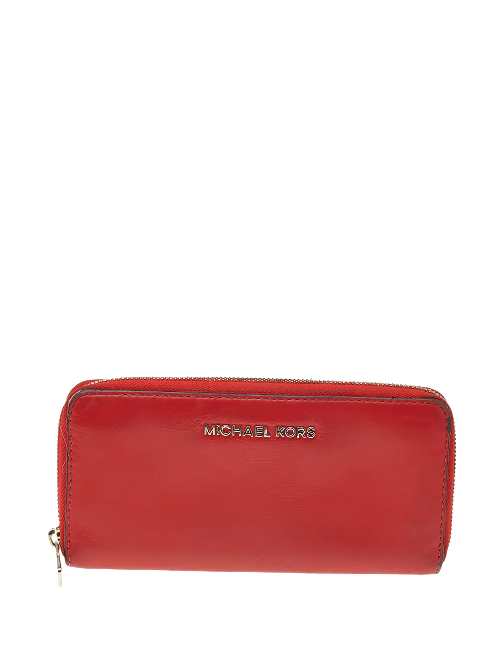 Pre-owned Michael Kors Vintage  Leather Zip Wallet