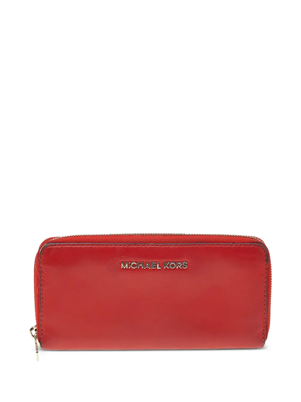 Michael Kors Vintage pre-owned leather zip wallet | Red | Image 1