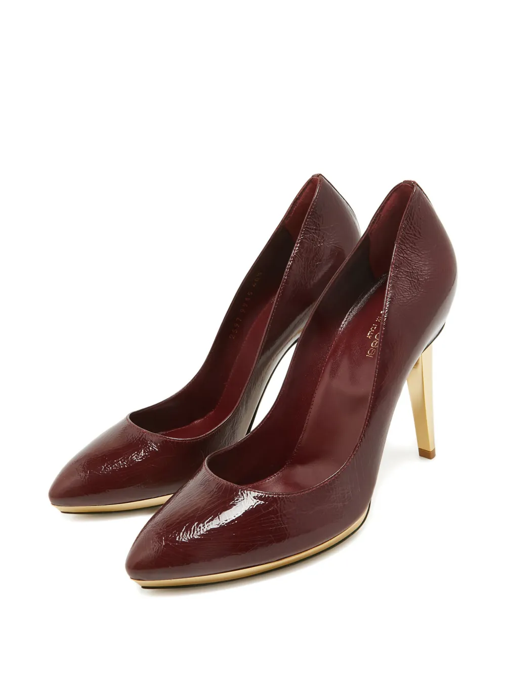Sergio Rossi Vintage 95mm patent-leather pumps | Image 2
