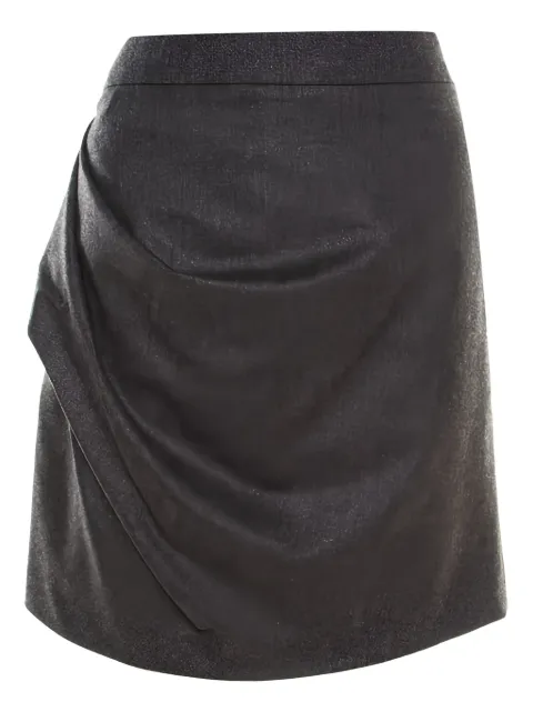 Emporio Armani Pre-Owned draped midi skirt