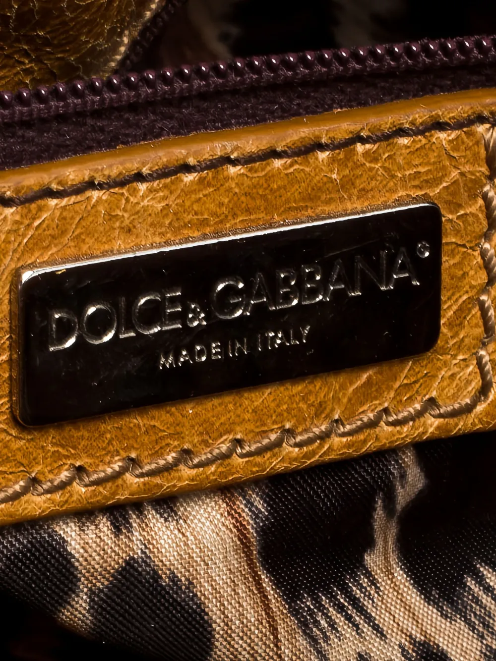 Dolce & Gabbana Pre-Owned Borsa media in pelle con nappa 2024 | Image 6