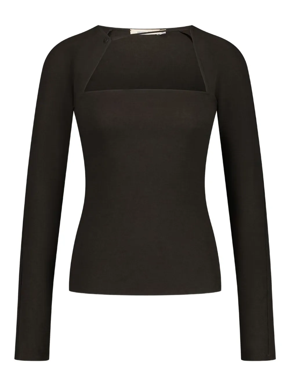 Paloma Wool Langarmshirt mit eckigem Ausschnitt | Braun | Image 1