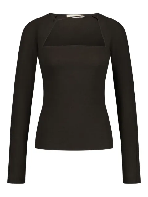Paloma Wool Langarmshirt mit eckigem Ausschnitt