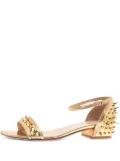 Christian Louboutin Pre-Owned 2024 30mm Druide spiked sandals - Gold