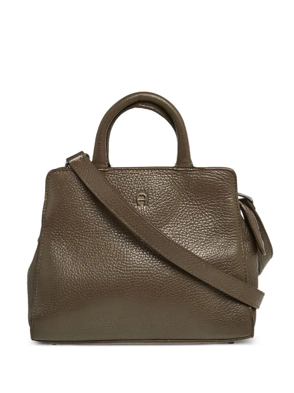 Aigner Vintage プレオウンド Cybill レザーハンドバッグ | ピンク 